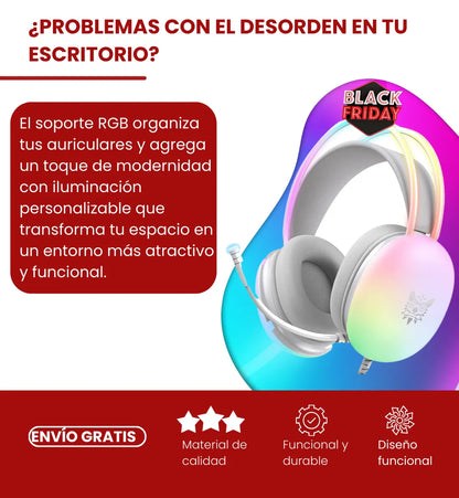 Audifonos Rainbow Gamer® Onikuma X25