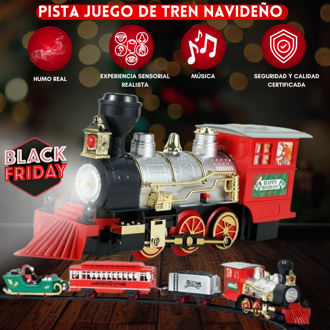 SantaRail® Juego de Tren Navideño