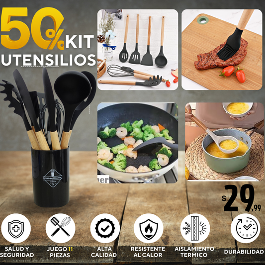 KIT UTENSILIOS 12 EN 1 - HOME