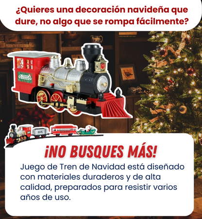 SantaRail® Juego de Tren Navideño