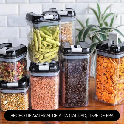 FoodKeeper®  Set de 7 Contenedores Hermeticos