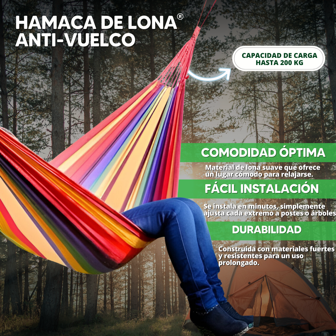 Sleep Confort®  Hamaca de Lona