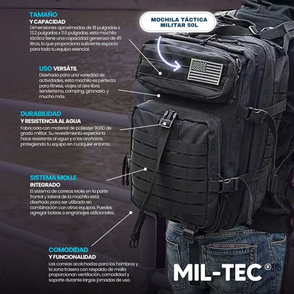 Tactic Army®  Mochila Tactica Militar