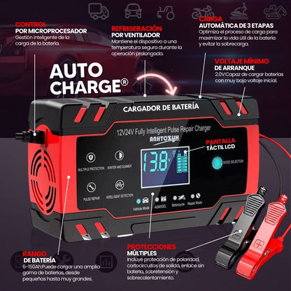 PowerCar®  Cargador de Bateria para Carro