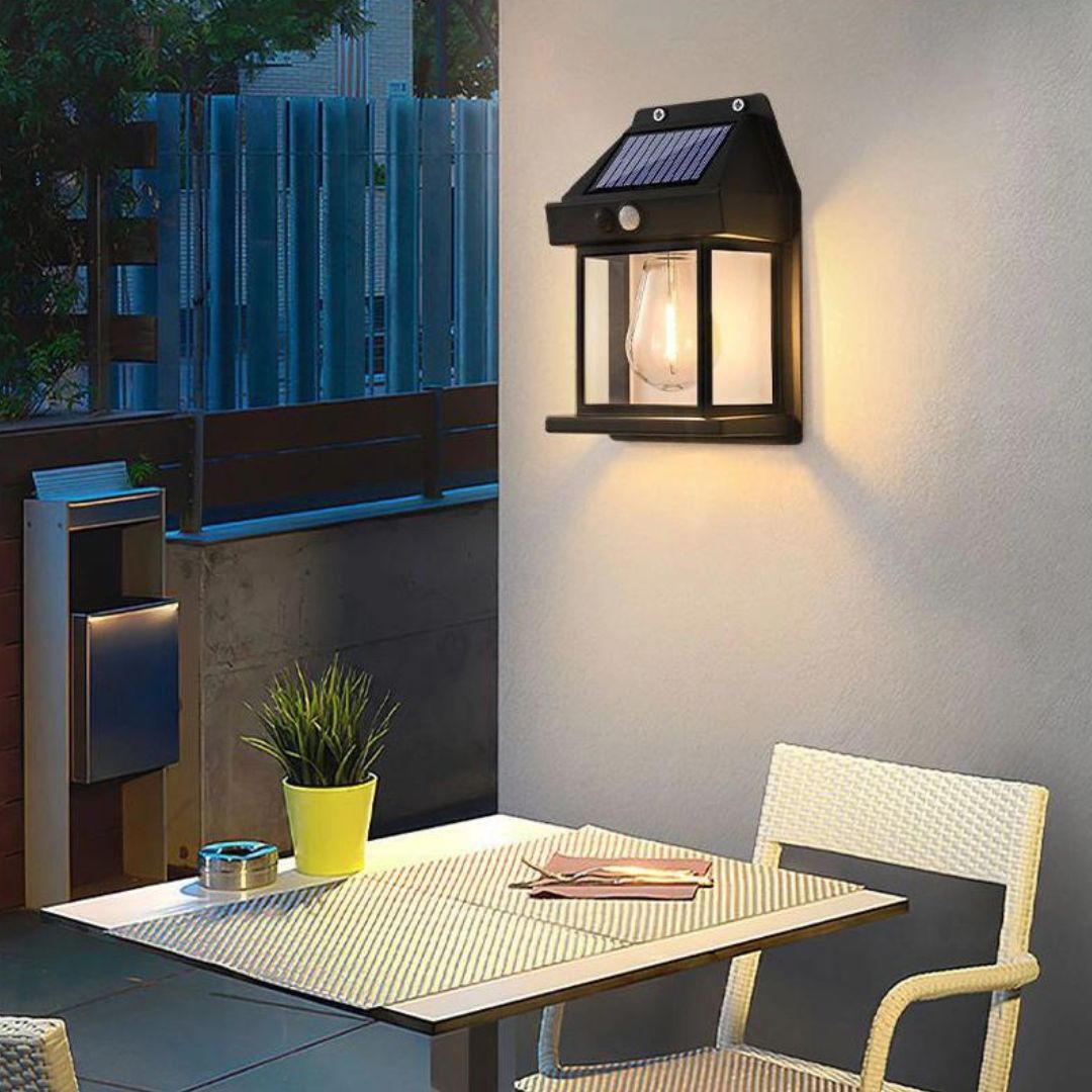 SolarGlow®: Lampara solar de pared